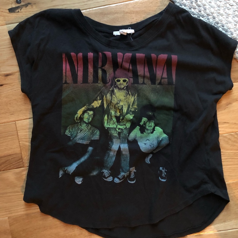Nirvana shirt medium black